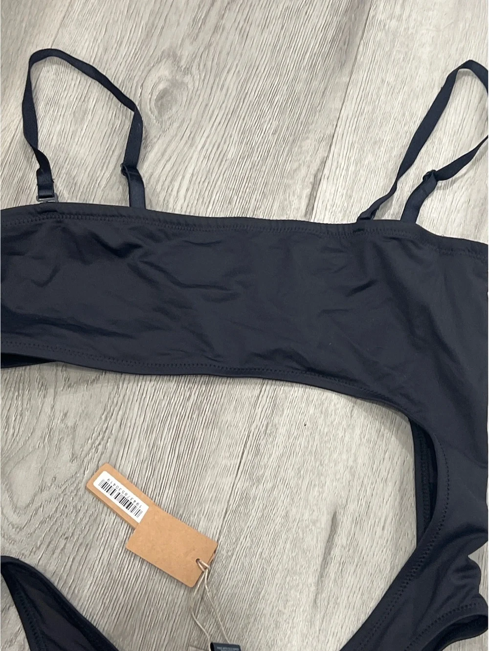 Skims signature swim strapless monokini